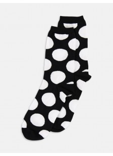 Women's LA DIVA polka dot and striped socks