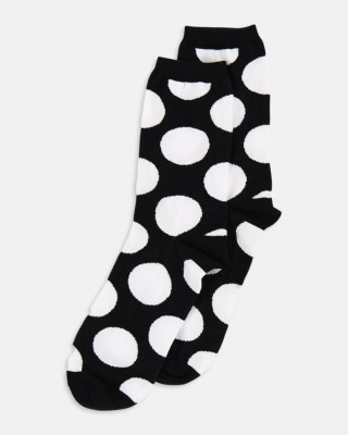 LA DIVA Damen Socken mit Tupfen und Streifen