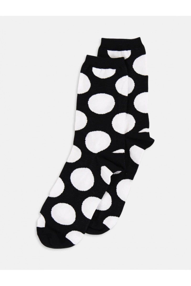 Women's LA DIVA polka dot and striped socks