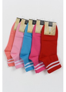 Damen-Socken halb-angezogen LA DIVA 5er-Pack gestreift Combo Damen-Socken halb-angezogen LA DIVA 5er-Pack gestreift Combo