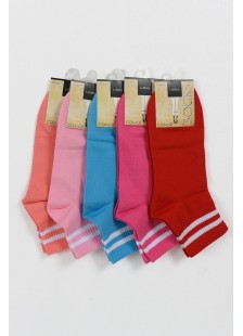Damen-Socken halb-angezogen LA DIVA 5er-Pack gestreift Combo Damen-Socken halb-angezogen LA DIVA 5er-Pack gestreift Combo