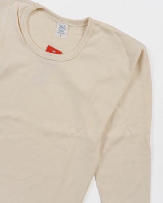 Woolen Baumwolle Ärmel LILIS Ärmel 3/4 Beige