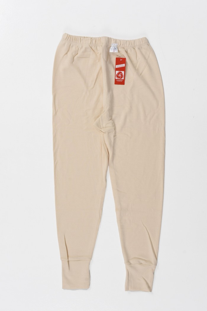 Wollskelett LILIS aus Baumwolle mit Öffnung Beige