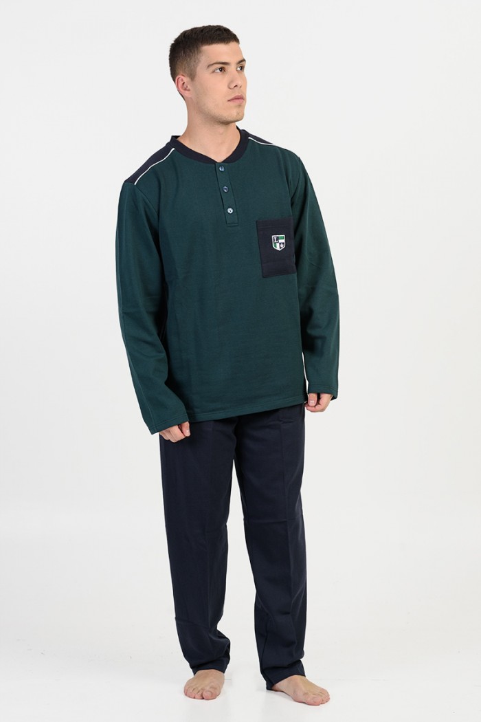 Winter Pajama LION with buttons 1760 Cyparis