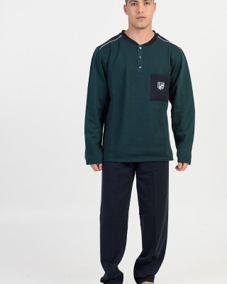 Winter Pajama LION with buttons 1760 Cyparis