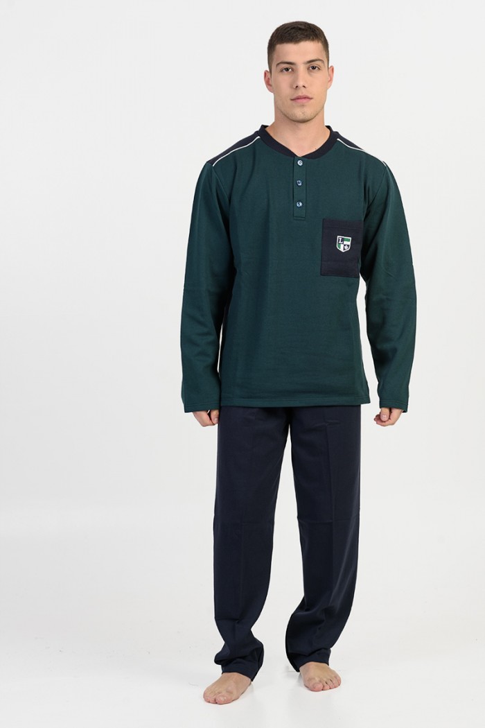 Winter Pajama LION with buttons 1760 Cyparis