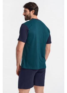 Herren Schlafanzug LION MARINE Petrol Herren Schlafanzug LION MARINE Petrol