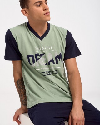 Herren Schlafanzug LION DREAM Natural