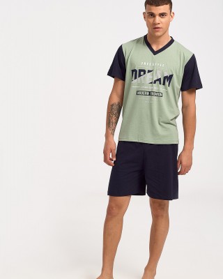 Herren Schlafanzug LION DREAM Natural