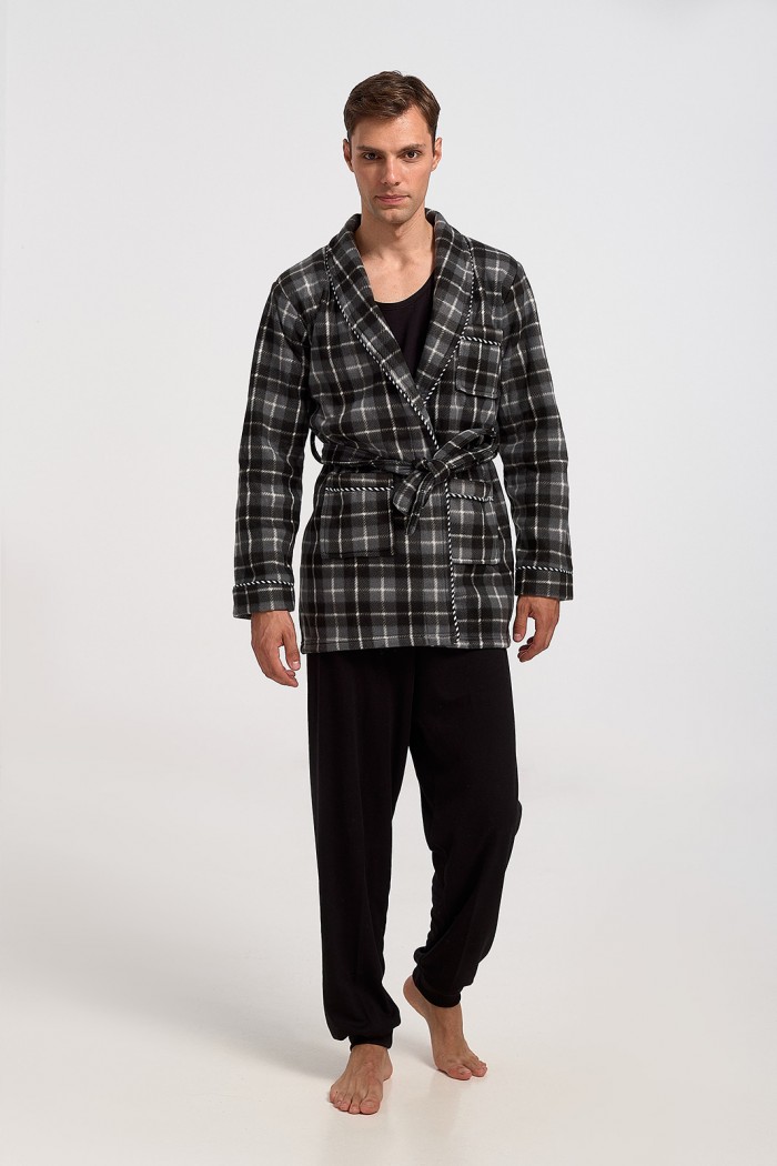 Men's robe LION Fleece PLF007 MALE