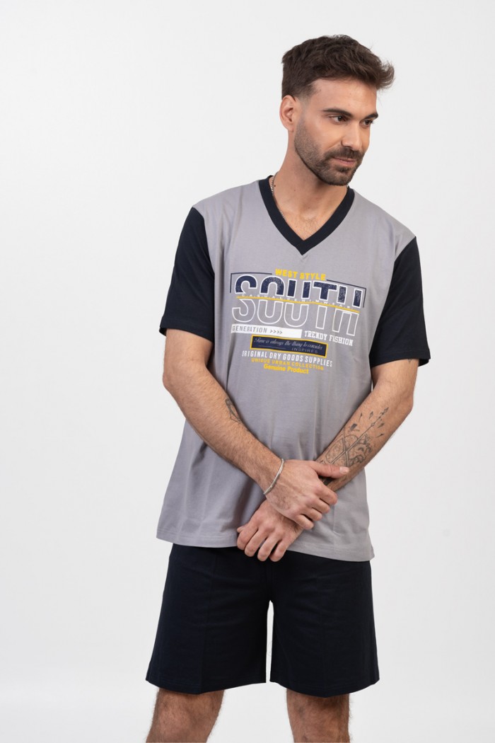 Men's Pajama LION SOUTH Grey