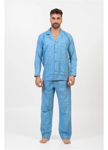 Herren Schlafanzug mit Knöpfen LION Spring 2520 GARMENT Herren Schlafanzug mit Knöpfen LION Spring 2520 GARMENT