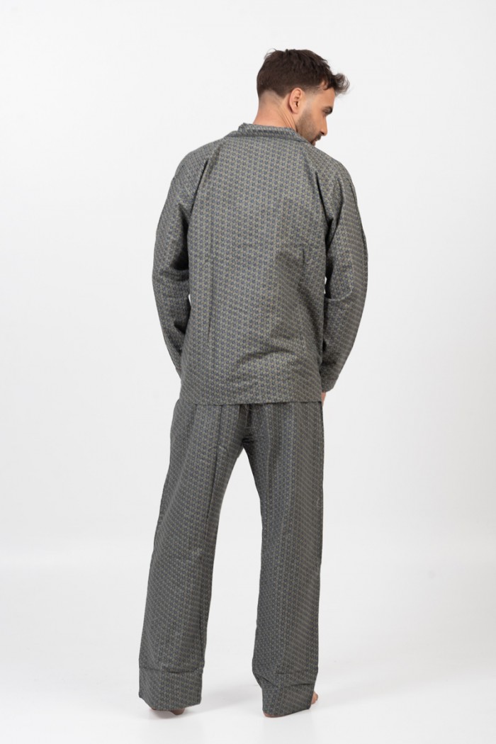 Men's Pajamas with Buttons - Winter