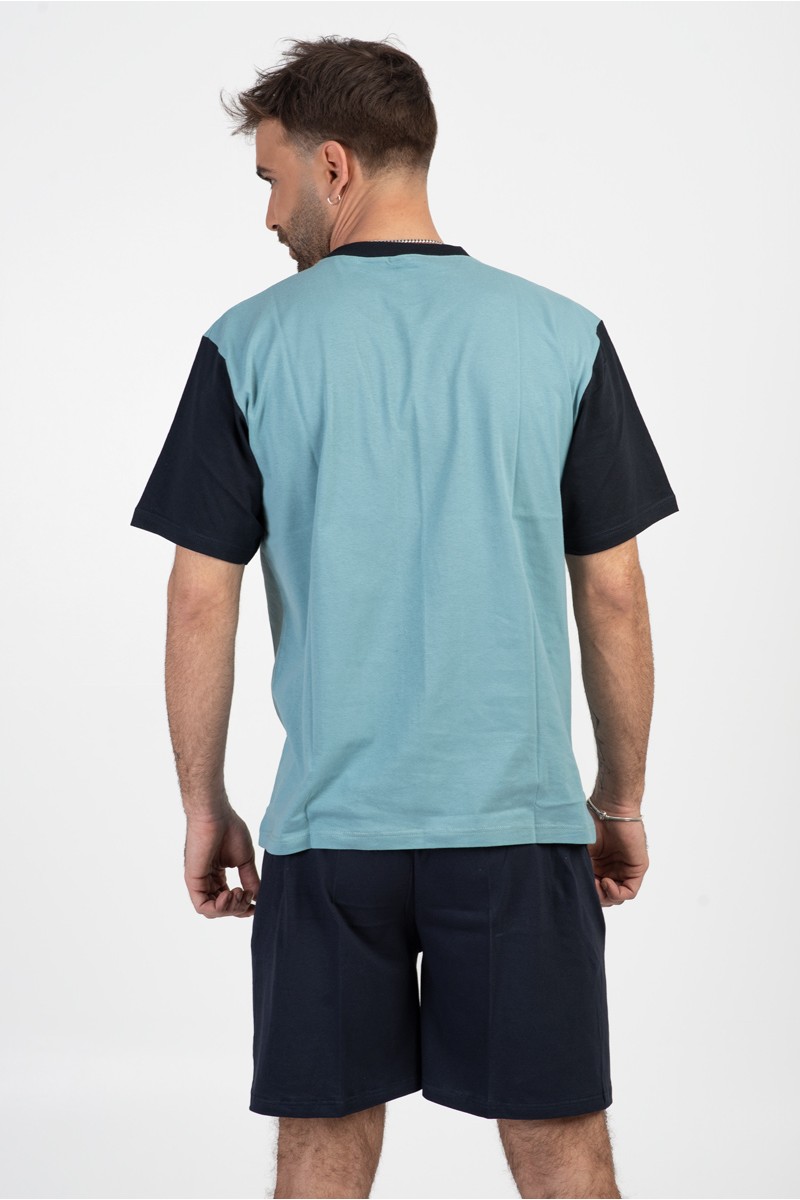 Schlafanzug für Männer LION OCEAN CREW MENTA Schlafanzug für Männer LION OCEAN CREW MENTA