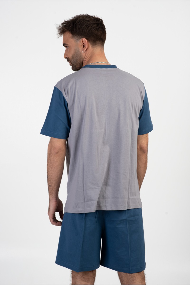 Herren-Pyjama LION OCEAN CREW Grau