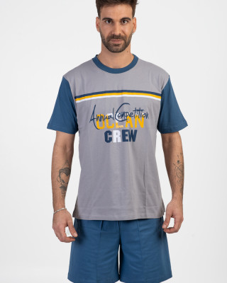Men's Pajama LION OCEAN CREW Grey