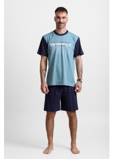 Herren-Pyjama LION RESPECT Mint