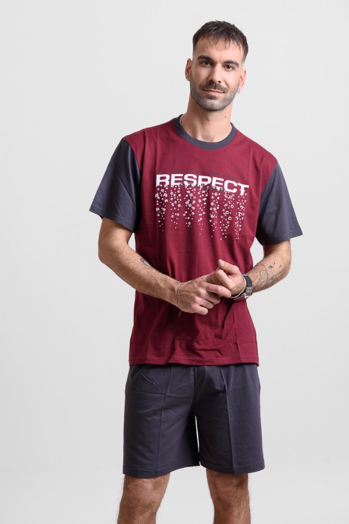 Men's Pajamas LION RESPECT Bordeaux