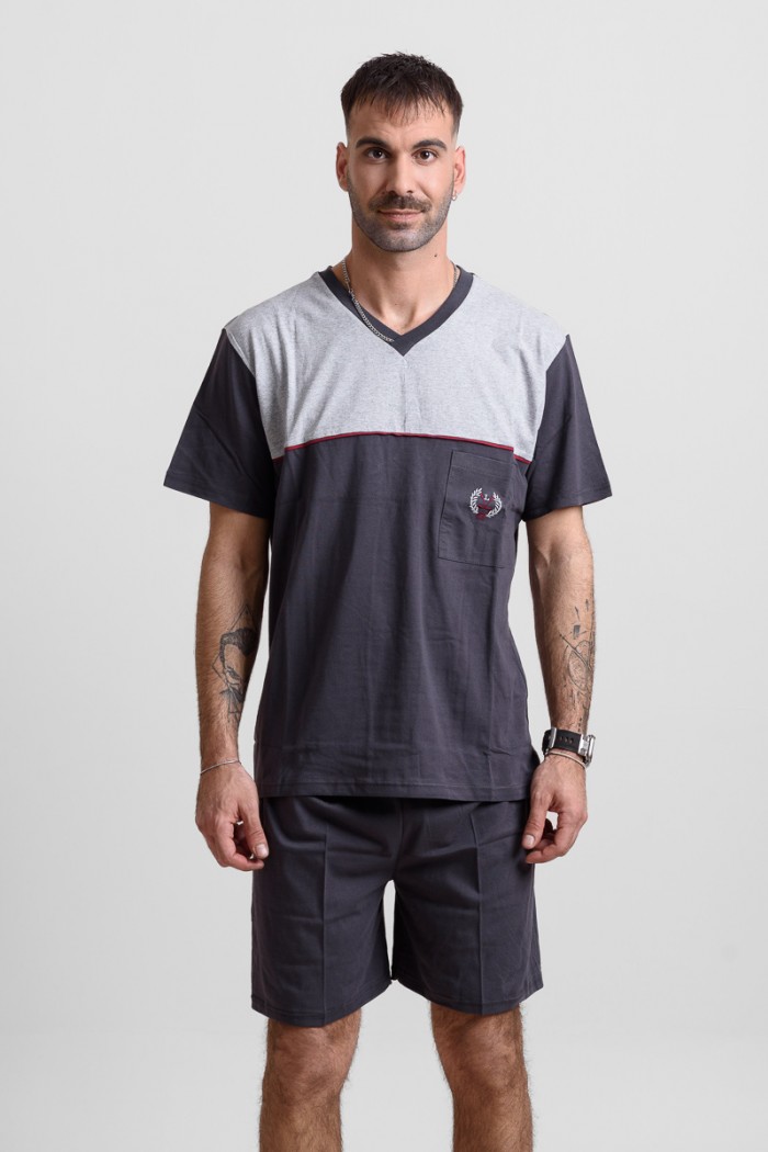 Men's pajamas LION with 2 Trousers 25-100 Anthracite