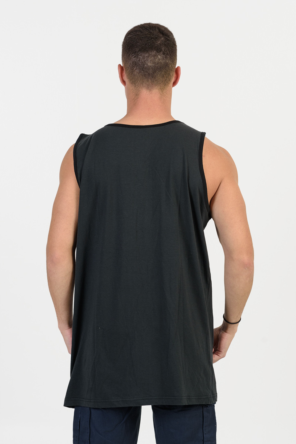 Men's sleeveless blouse LION Black and Red