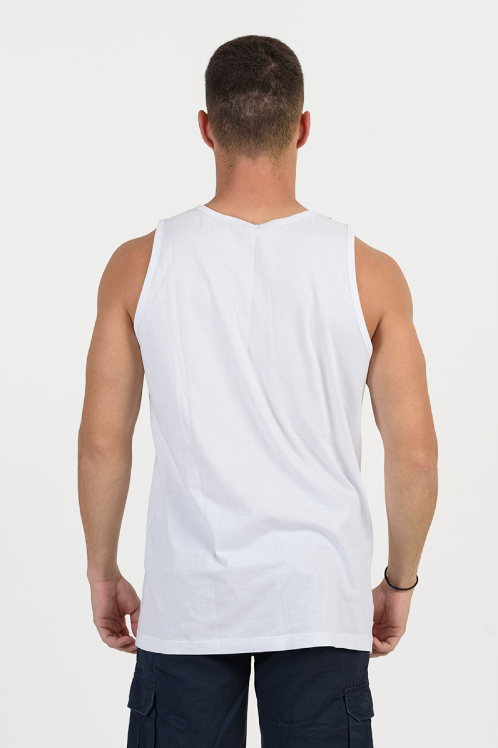 Men's sleeveless blouse LION Black and Red