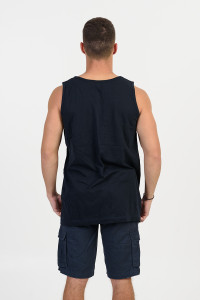 Men's sleeveless blouse LION Black and Red