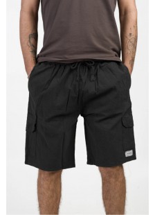 Herren LION Bermudashorts mit Taschen BLACK Herren LION Bermudashorts mit Taschen BLACK