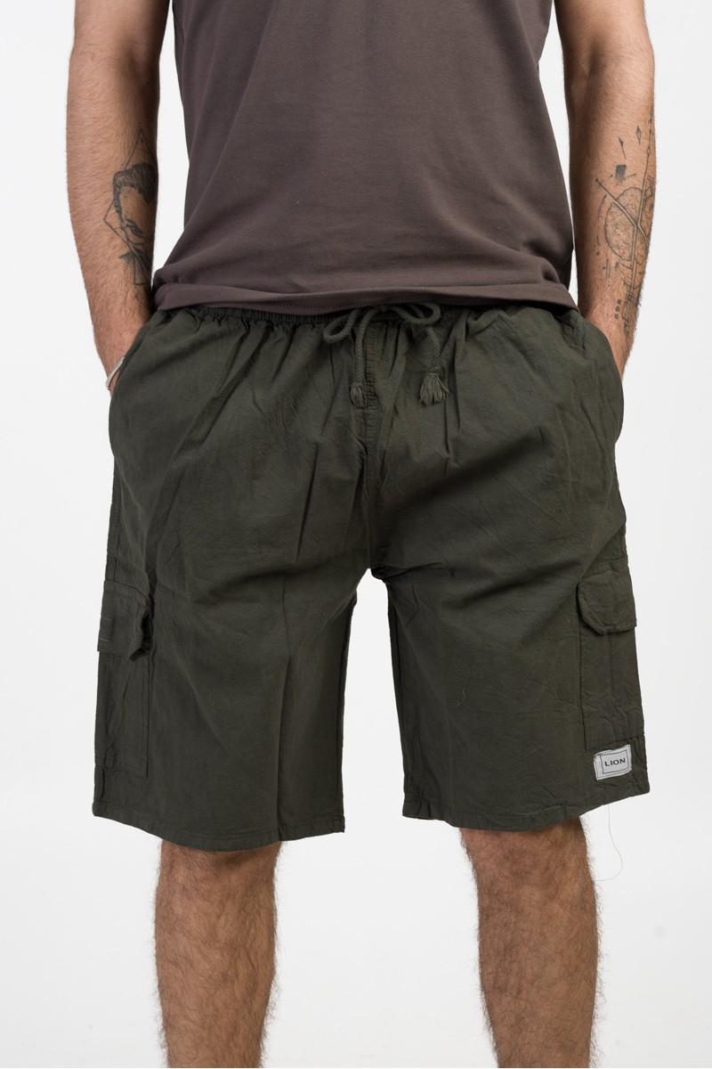 Men's Bermuda shorts LION Haki Men's Bermuda shorts LION Haki