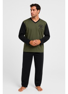 HERBSTPYJAMA LÖWE CHAMPION KHAKI HERBSTPYJAMA LÖWE CHAMPION KHAKI