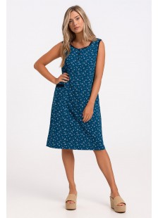 Klassisches LION-Kleid mit Knöpfen 0031