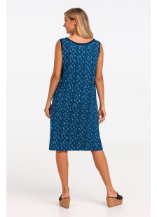 Klassisches LION-Kleid mit Knöpfen 0031