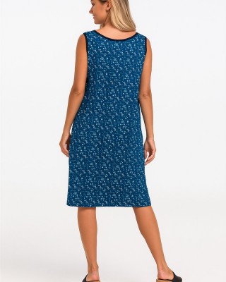 Klassisches LION-Kleid mit Knöpfen 0031