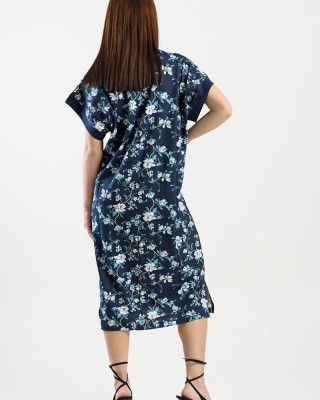 BEDRUCKTES ZAPONENKLEID LION 4101