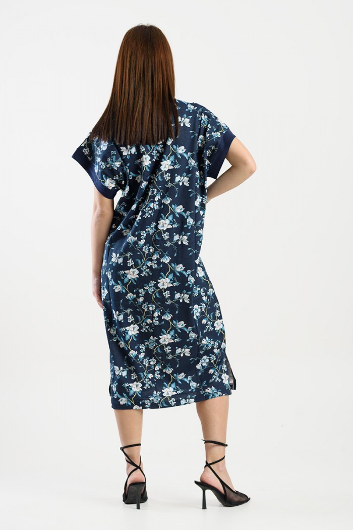 BEDRUCKTES ZAPONENKLEID LION 4101