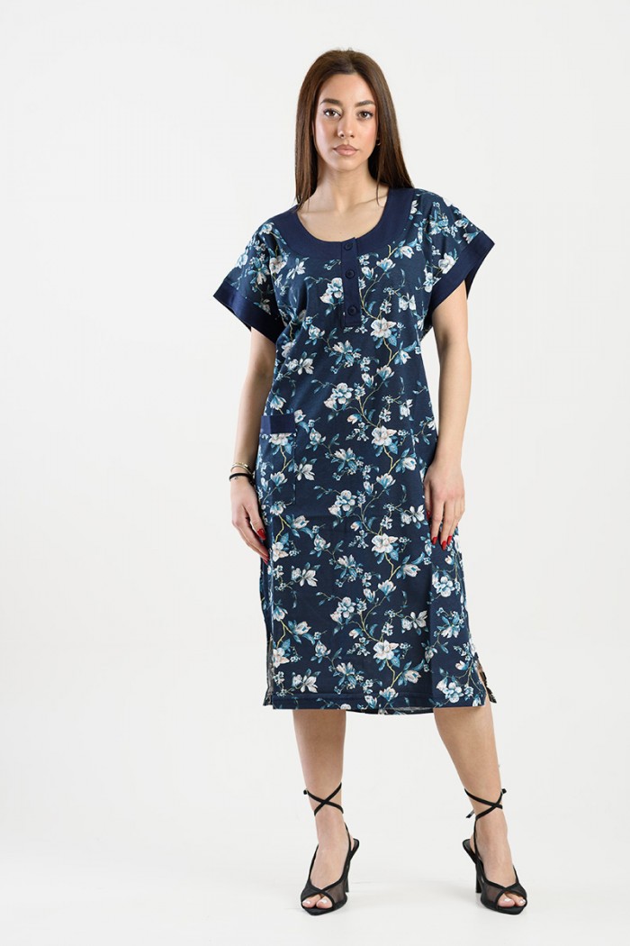 BEDRUCKTES ZAPONENKLEID LION 4101