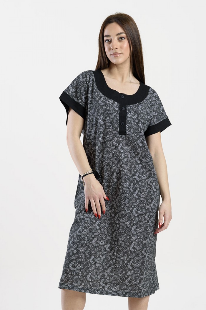 BEDRUCKTES ZAPONENKLEID LION 4102