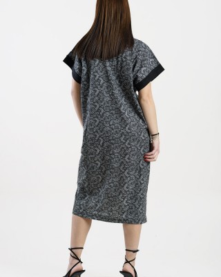 BEDRUCKTES ZAPONENKLEID LION 4102