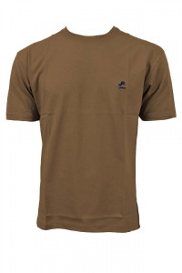 Men's T-Shirt LION Solid color with neckline