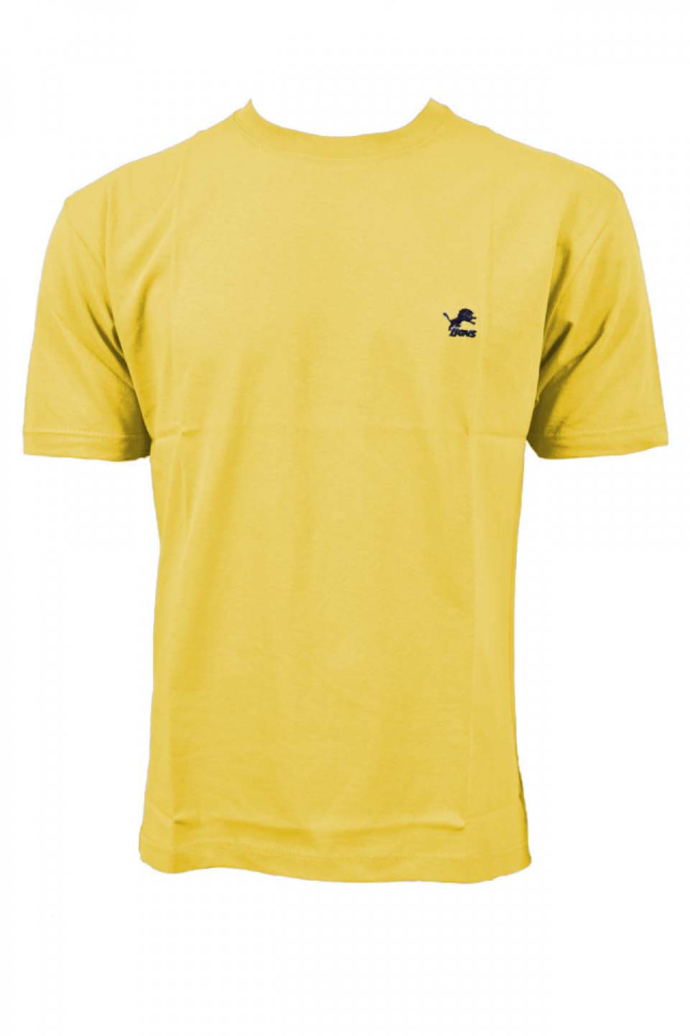 Men's T-Shirt LION Solid color with neckline