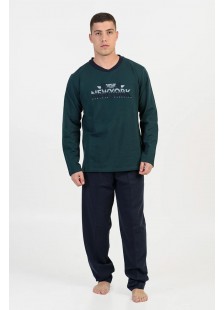 Herren-Schlafanzug LION 1700 NEW YORK NEW YORK Herren-Schlafanzug LION 1700 NEW YORK NEW YORK