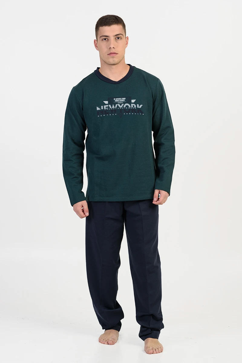 Herren-Schlafanzug LION 1700 NEW YORK NEW YORK