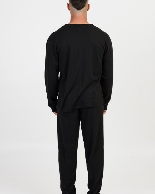 Men's autumn pajamas LION FOCUS Black