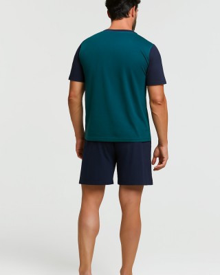 Men's Pajama Summer Pajama LION CLUB KYPARISSI