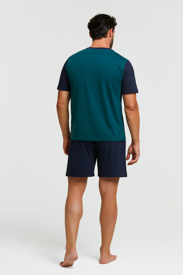 Men's Pajama Summer Pajama LION CLUB KYPARISSI