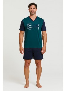 Herren Schlafanzug Sommer Schlafanzug LION CLUB KYPARISSI Herren Schlafanzug Sommer Schlafanzug LION CLUB KYPARISSI
