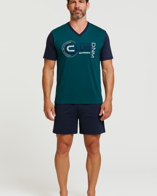 Men's Pajama Summer Pajama LION CLUB KYPARISSI