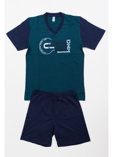 Herren Schlafanzug Sommer Schlafanzug LION CLUB KYPARISSI Herren Schlafanzug Sommer Schlafanzug LION CLUB KYPARISSI