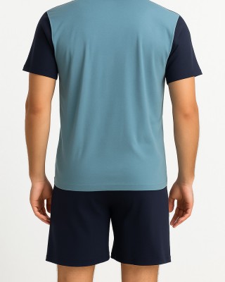 Herren Pyjama Sommerpyjama LION CLUB MENTA