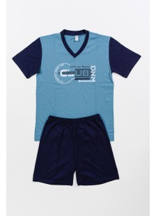 Herren Pyjama Sommerpyjama LION CLUB MENTA Herren Pyjama Sommerpyjama LION CLUB MENTA