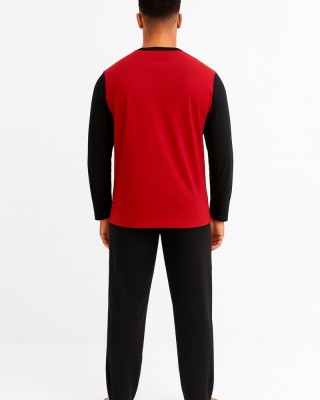 AUTUMN PAJAMAS LION WORLD WIDE RED